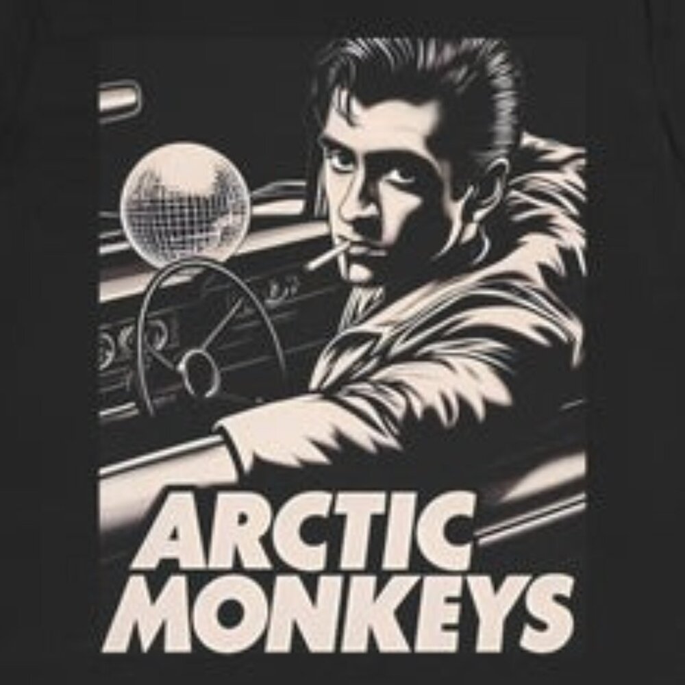 Arctic Monkeys '00s Indie Rock Vibe T-Shirt - Picture 2 of 3